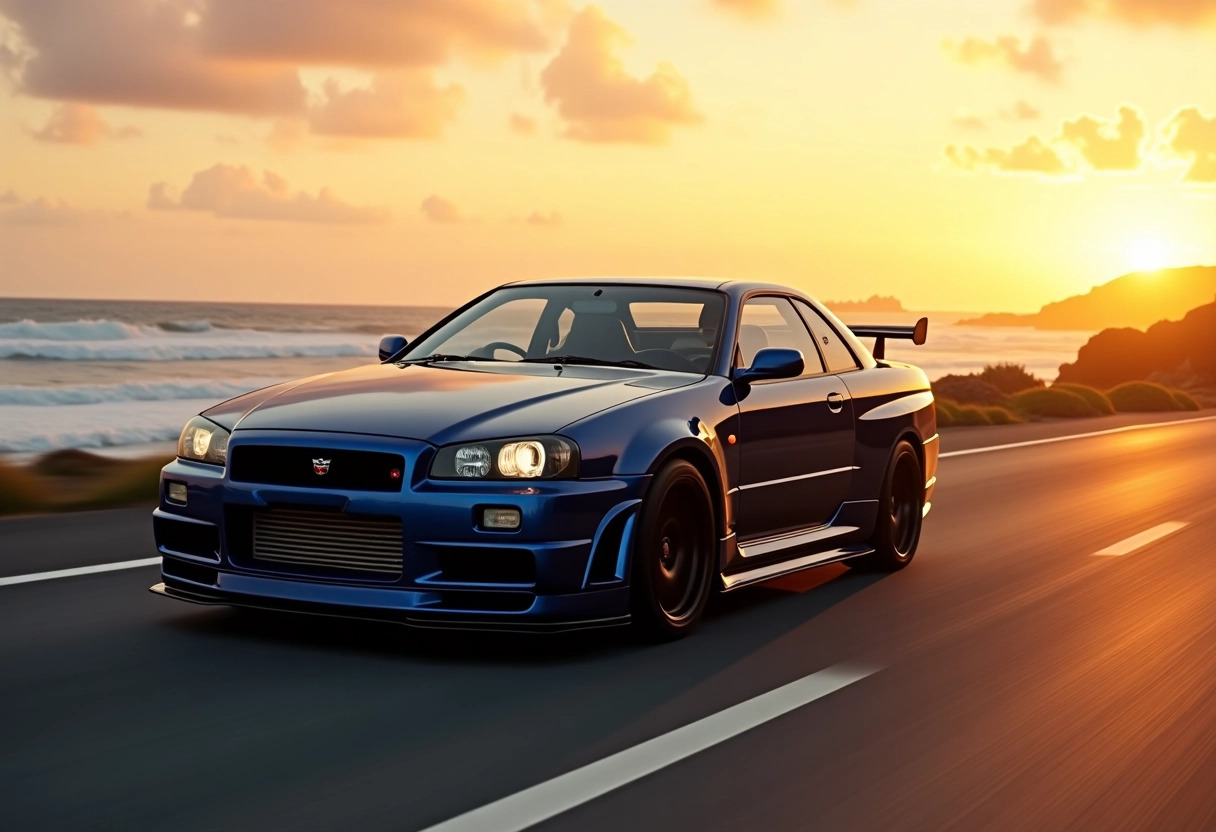 voiture skyline gtr r34