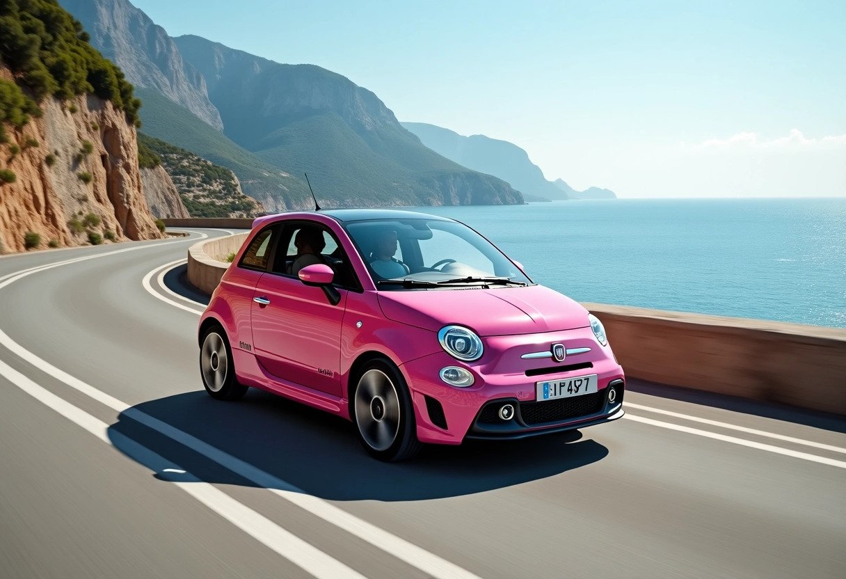 fiat 500 rose