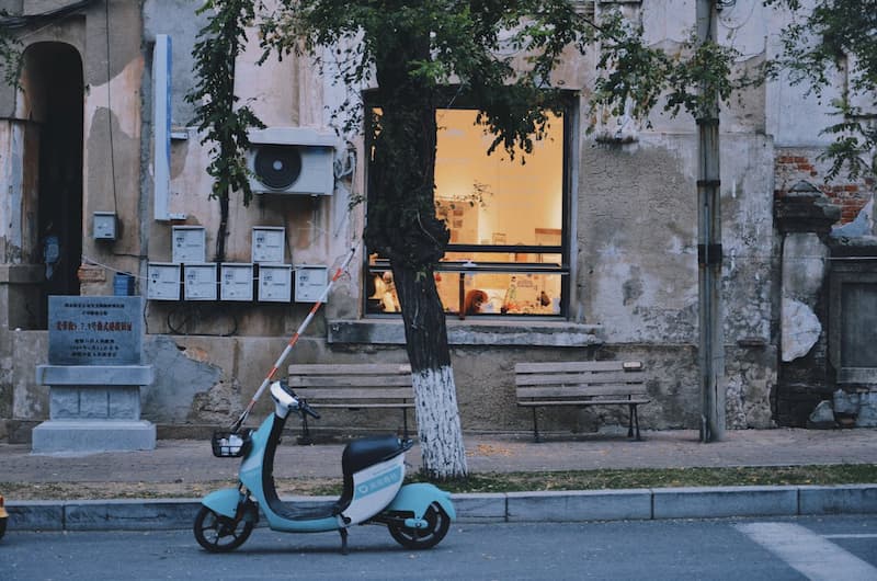 Un scooter électrique