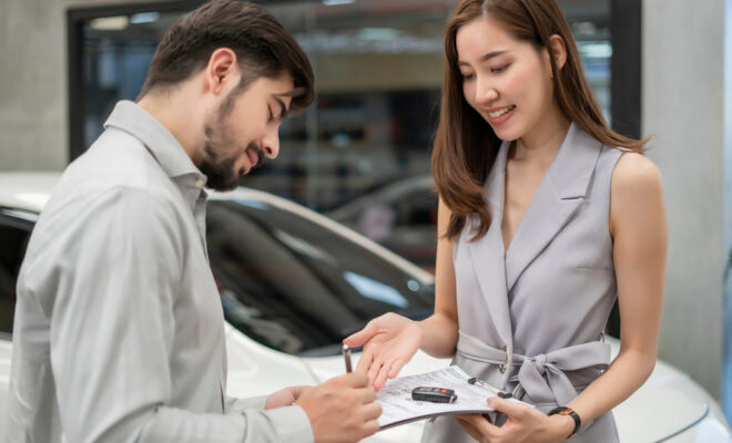 achat d'une voiture chez un concessionnaire